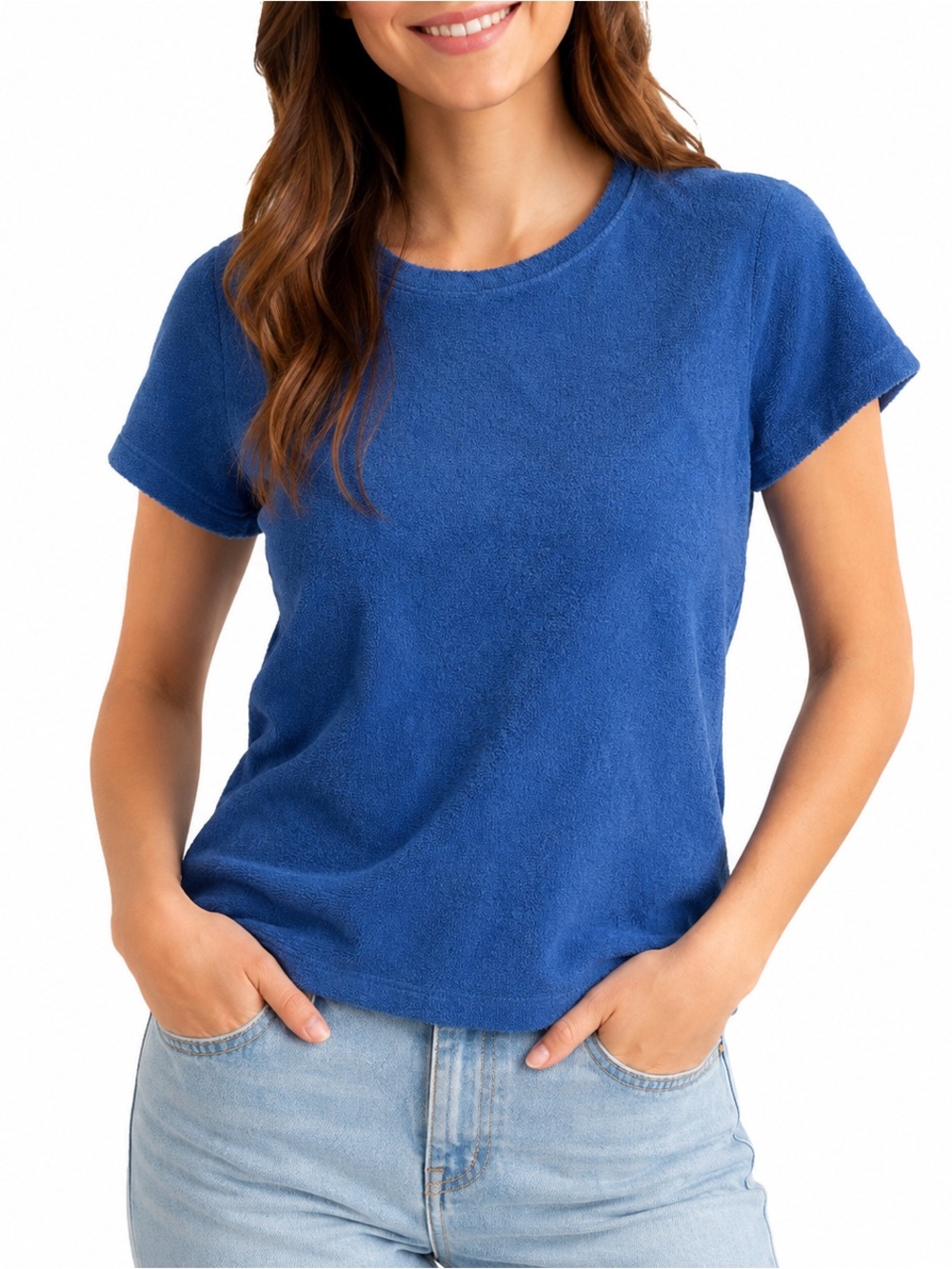 Majestic Filatures Terrycloth Shirt Blue